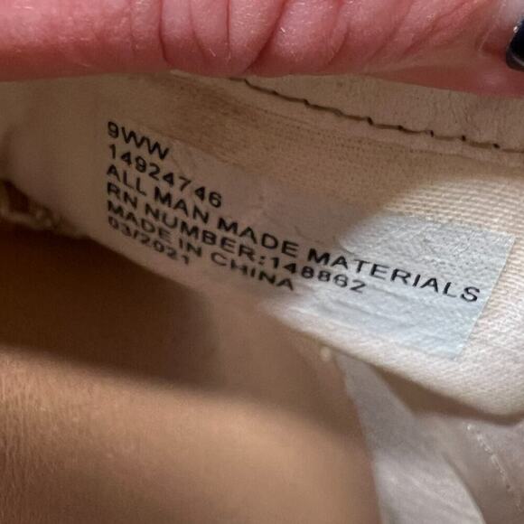 Torrid Women's Size 9WW White Leather Espadrilles Gold Studs Slides Plus Size - Picture 12 of 12